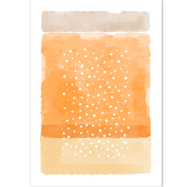 Summer Rain Fusion Abstract Poster 03