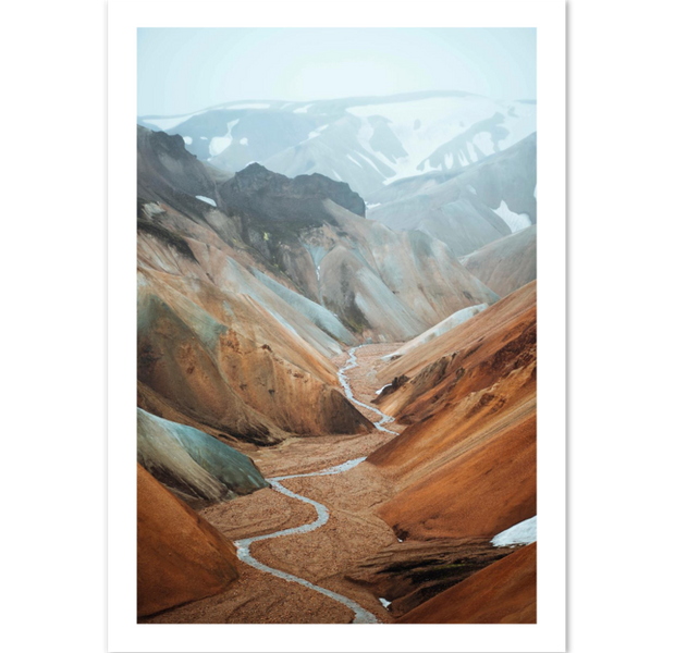 The Highlands Of Iceland Landscape Poster