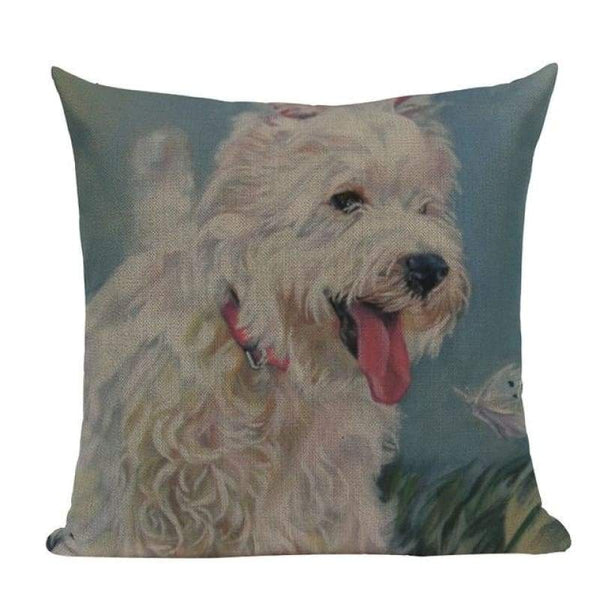 Tiptophomedecor Painted Dogs Cushion Covers