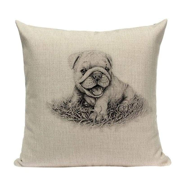 Tiptophomedecor Painted Dogs Cushion Covers