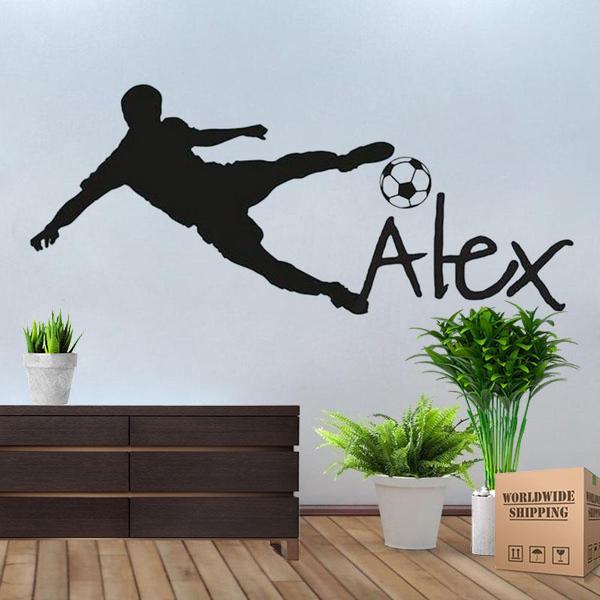 Personalized Name Football Sticker