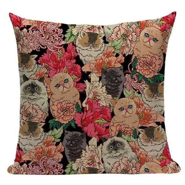 Tiptophomedecor Pug Dog Cushion Covers