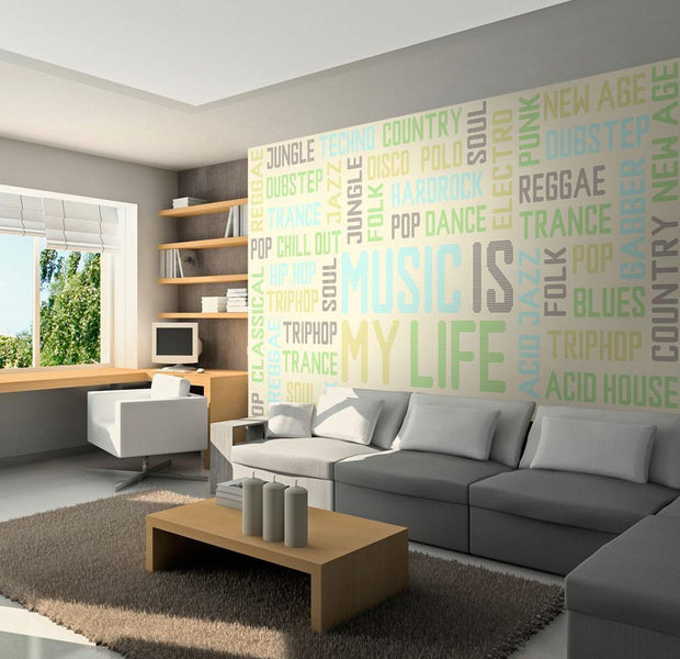 Wall mural - Mix of music styles-TipTopHomeDecor
