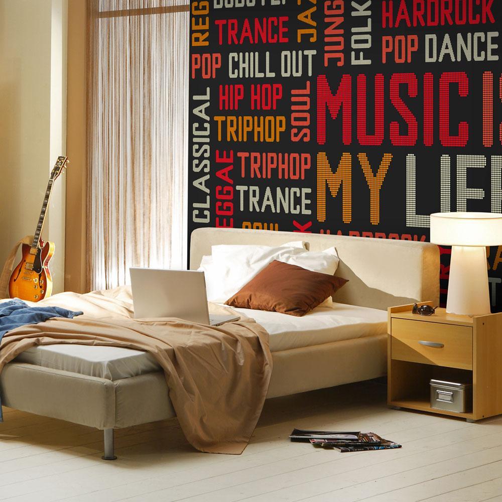 Wall mural - Music is my life-TipTopHomeDecor