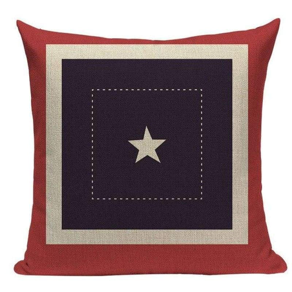 Red Dark Blue Cushion Covers-TipTopHomeDecor
