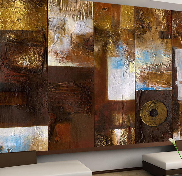 Wall mural - Abstract: Winter Landscape-TipTopHomeDecor