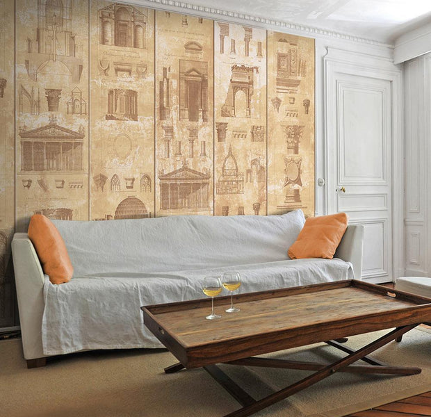 Wall mural - Architectural pearl-TipTopHomeDecor