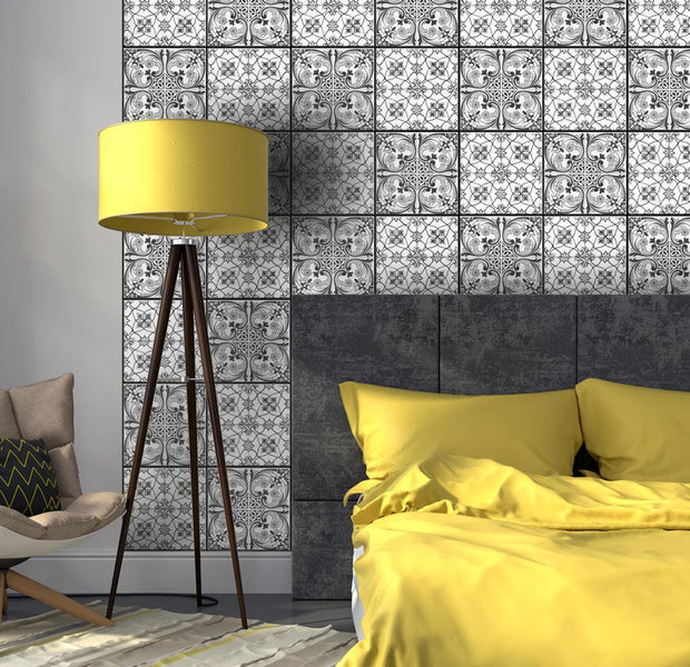 Wall mural - Black Ornament-TipTopHomeDecor