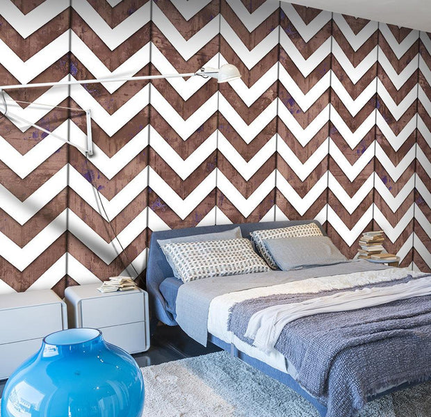 Wall mural - Cinnamon waves-TipTopHomeDecor