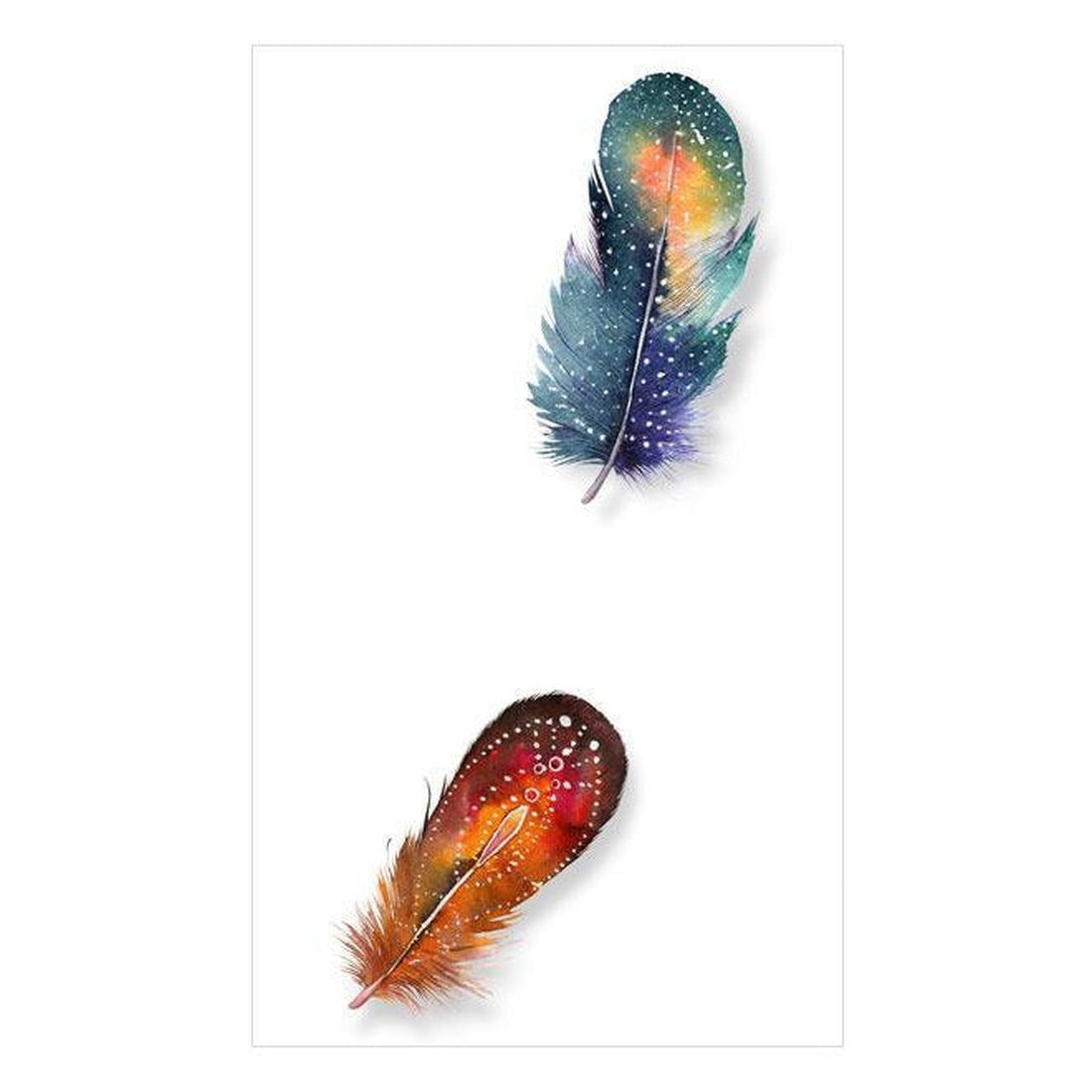 Wall mural - Colorful Feathers-TipTopHomeDecor