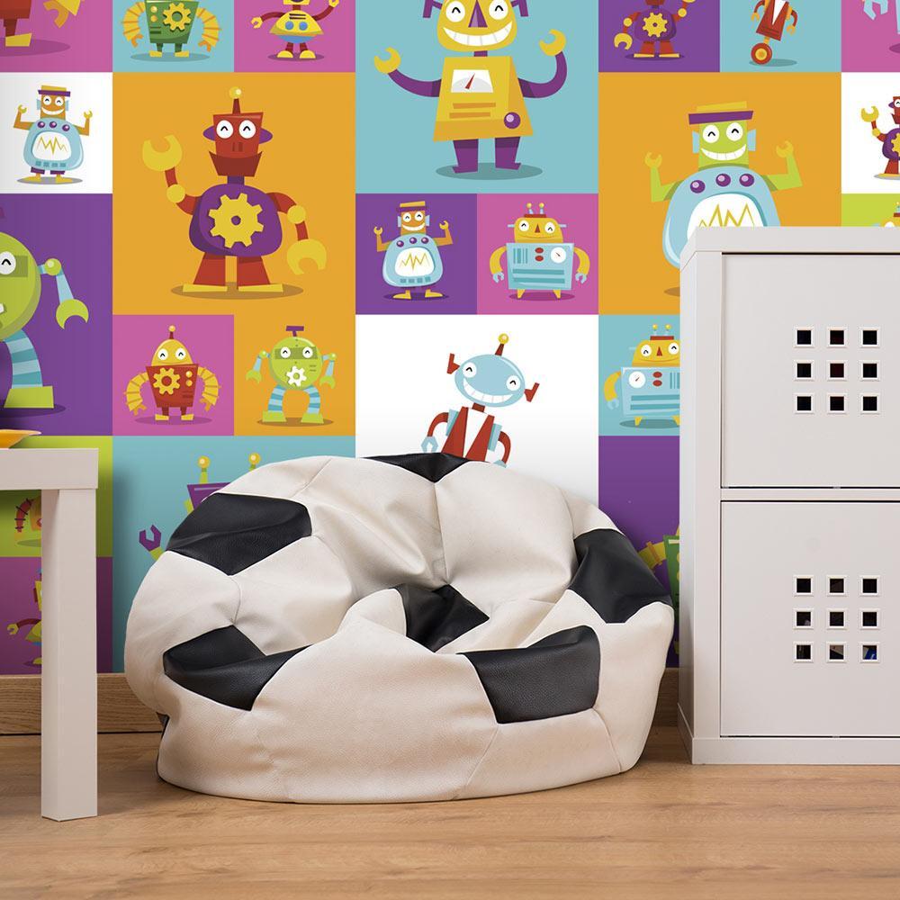 Wall mural - Colorful Robots-TipTopHomeDecor