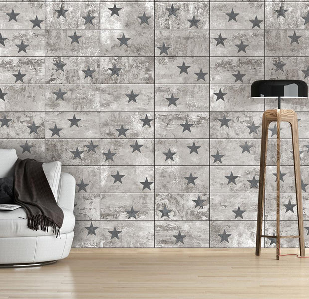 Wall mural - Concrete Stars-TipTopHomeDecor