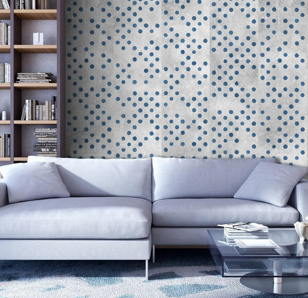 Wall mural - Dots on Concrete-TipTopHomeDecor