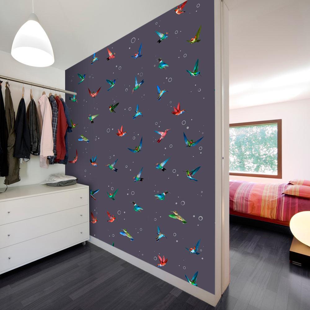 Wall mural - Flight of hummingbirds-TipTopHomeDecor