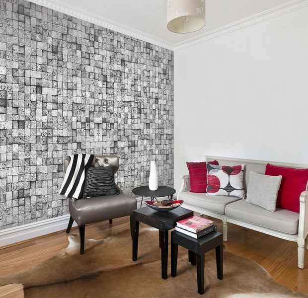 Wall mural - Gray background-TipTopHomeDecor