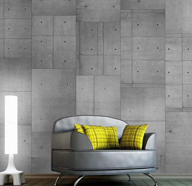 Wall mural - Gray domino-TipTopHomeDecor