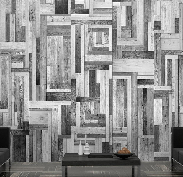 Wall mural - Gray labyrinth-TipTopHomeDecor