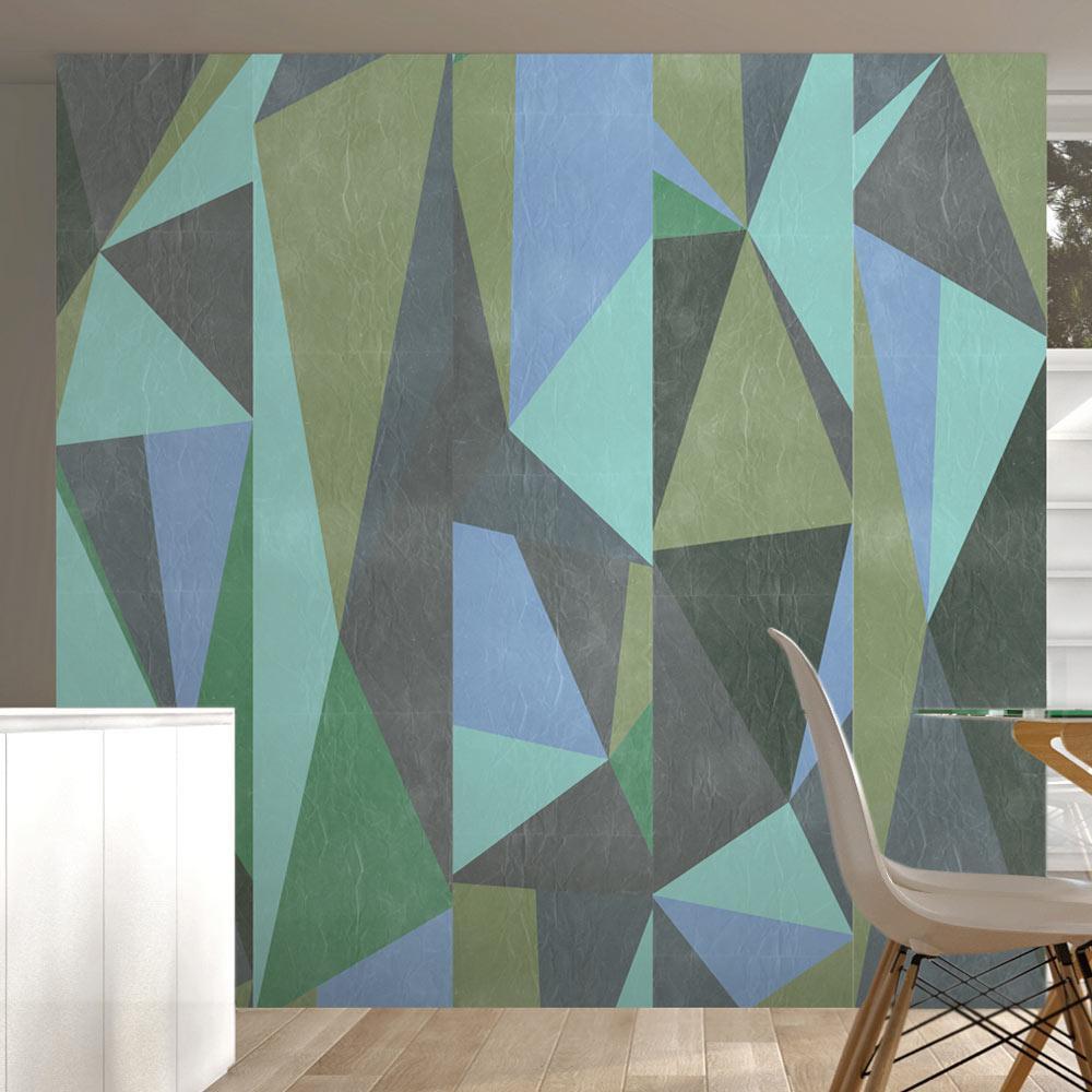 Wall mural - Gray triangles-TipTopHomeDecor