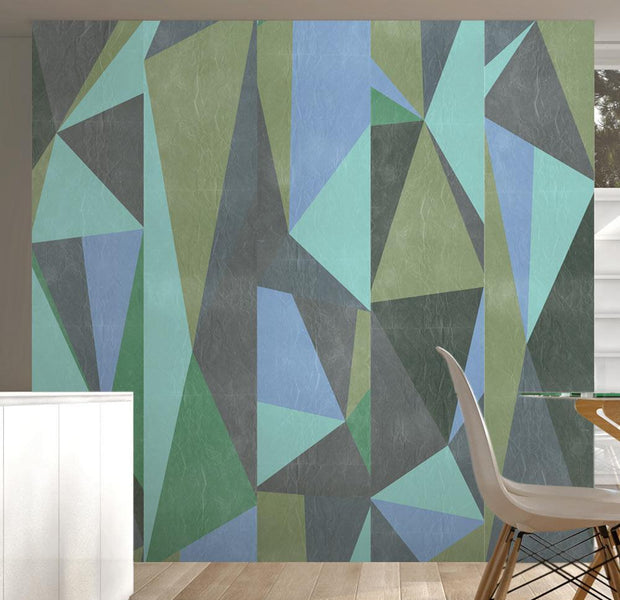Wall mural - Gray triangles-TipTopHomeDecor