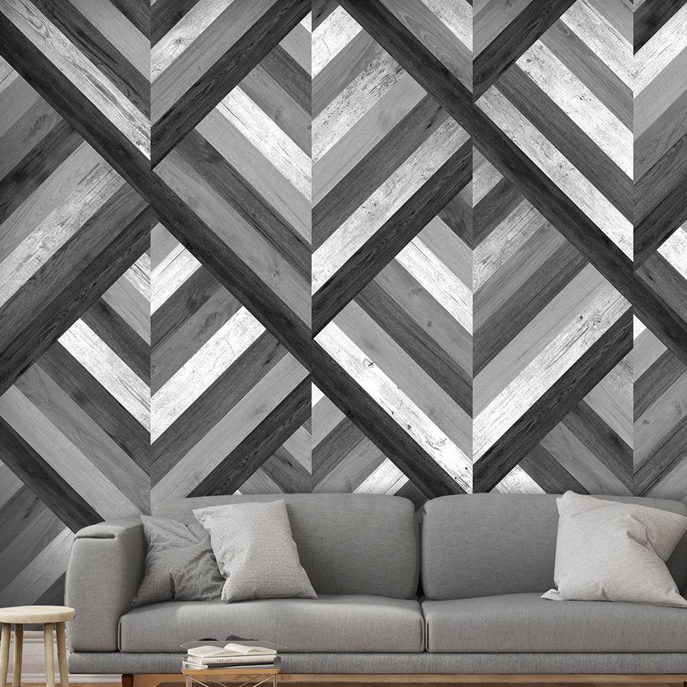 Wall mural - Grey Maze-TipTopHomeDecor