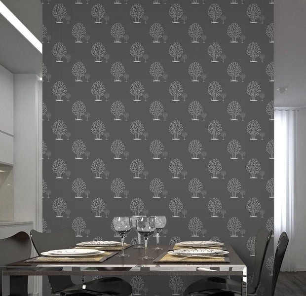 Wall mural - Greyness of Trees-TipTopHomeDecor