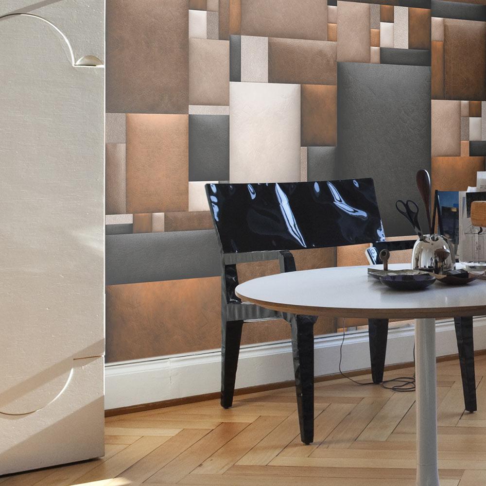 Wall mural - Leather blocks-TipTopHomeDecor