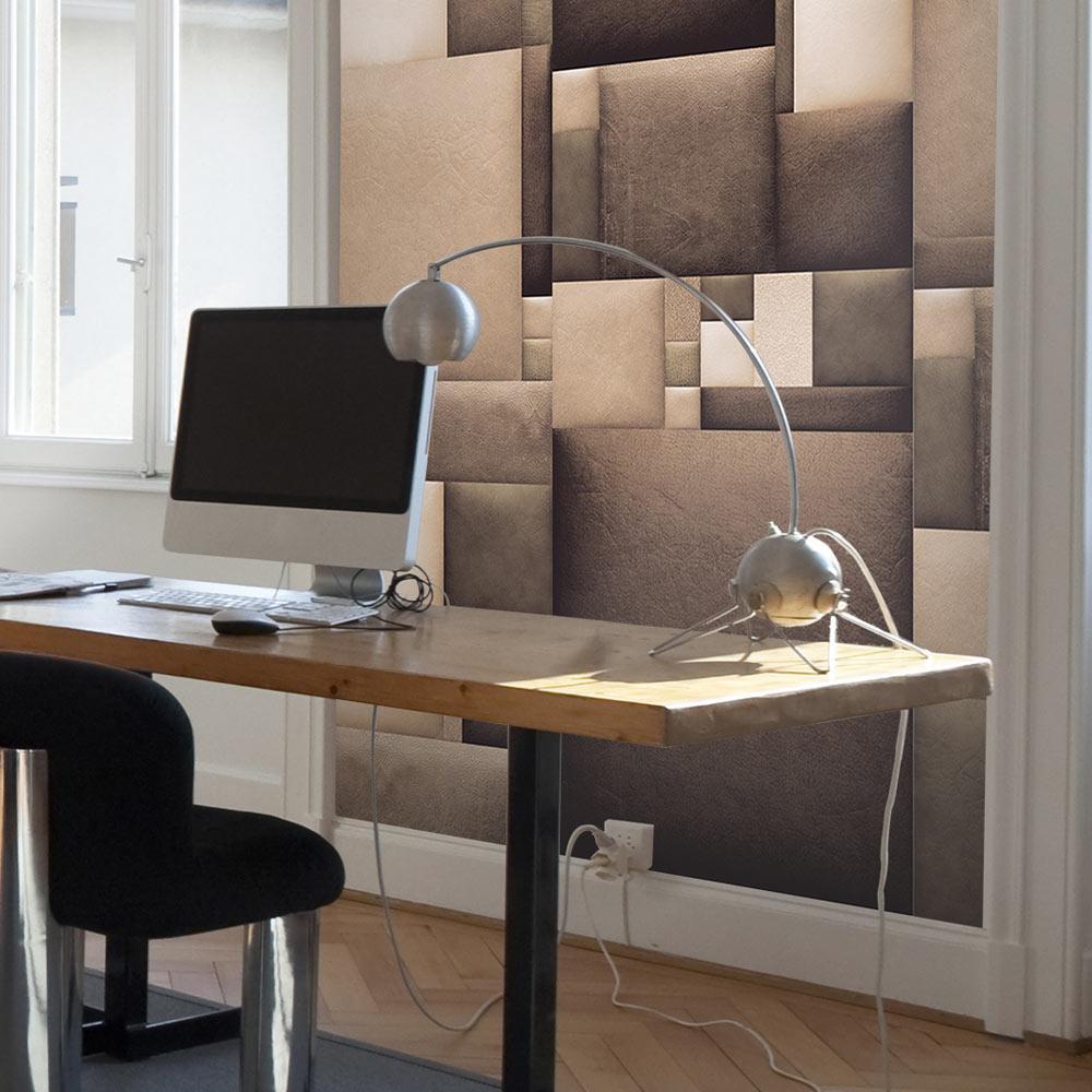 Wall mural - Leather mosaic-TipTopHomeDecor