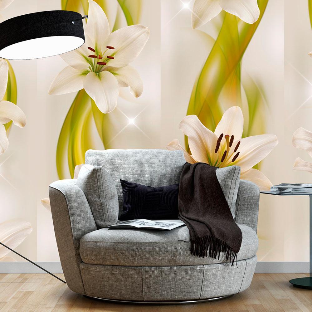 Wall mural - Lilies avant-garde-TipTopHomeDecor