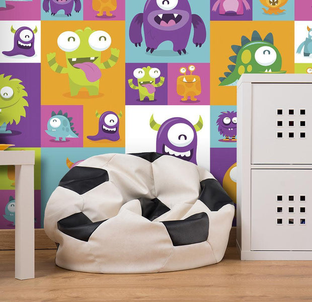 Wall mural - Lovely Monsters-TipTopHomeDecor