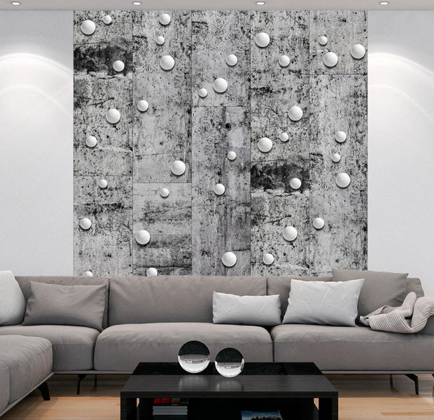 Wall mural - Pearls on Concrete-TipTopHomeDecor