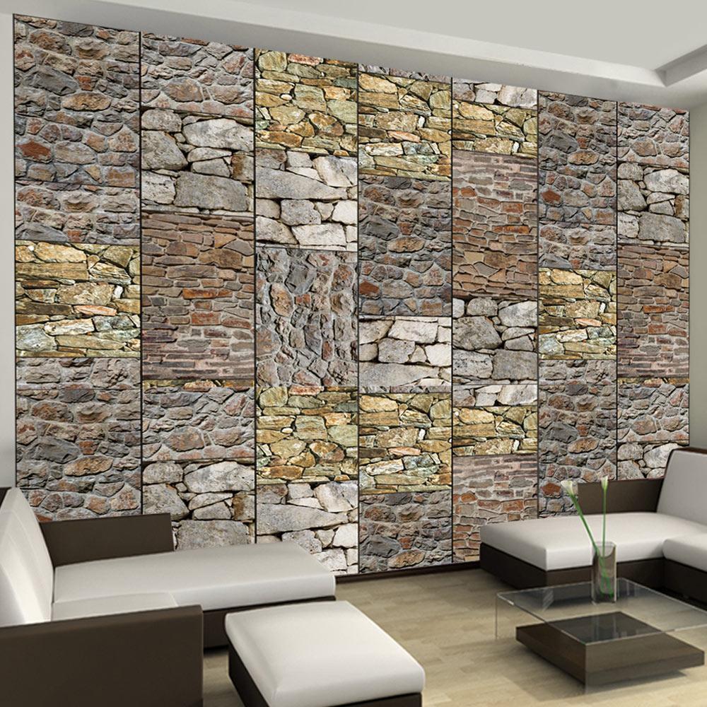 Wall mural - Puzzle with stones-TipTopHomeDecor