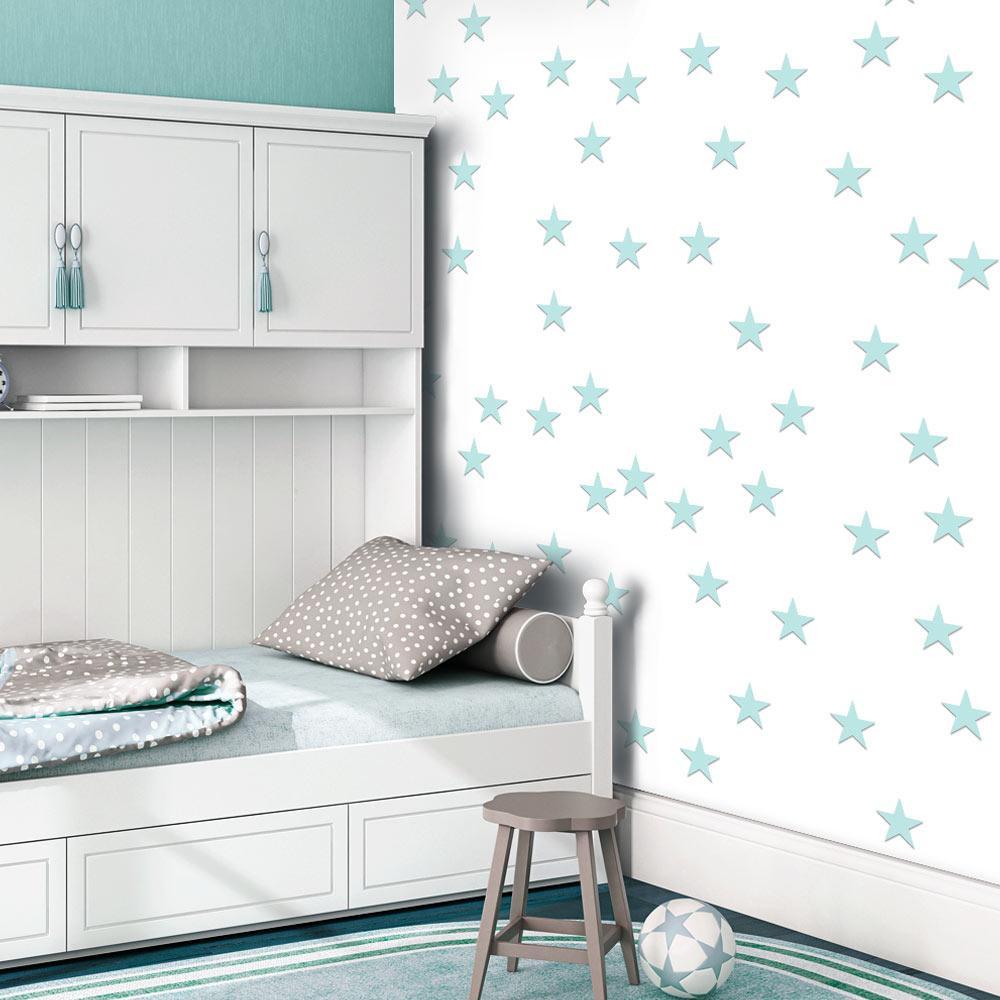 Wall mural - Stars - Aquamarine-TipTopHomeDecor