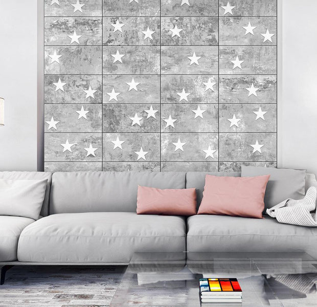 Wall mural - Stars On Concrete-TipTopHomeDecor