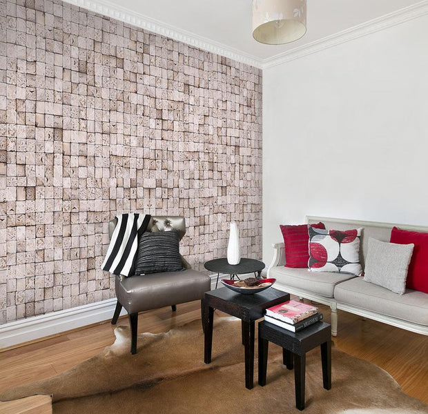 Wall mural - Stone background: mosaic-TipTopHomeDecor