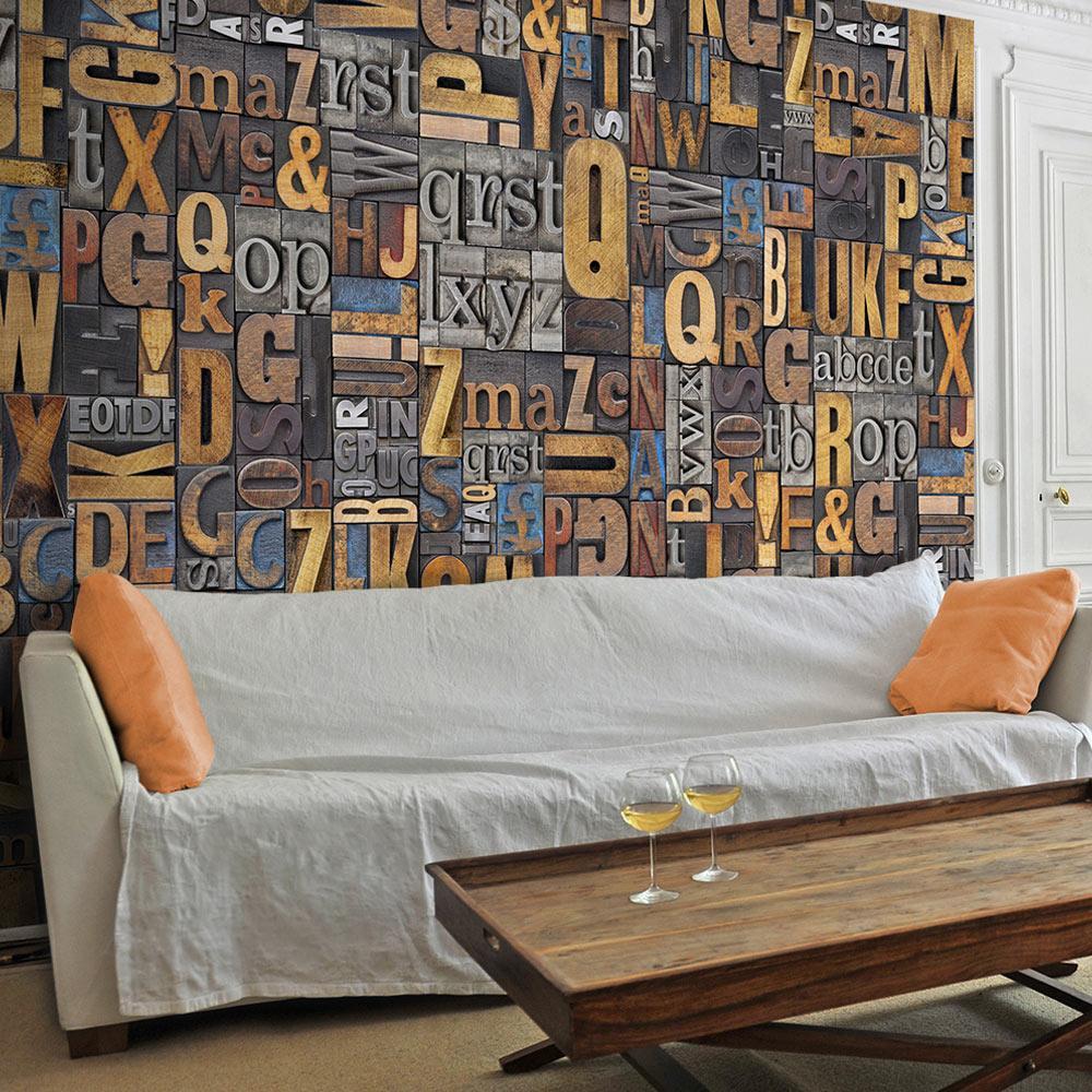Wall mural - Verbal puzzle-TipTopHomeDecor