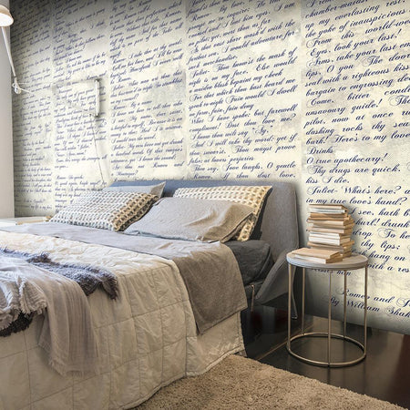 Wall mural - Verses of Love (Romeo & Juliet)-TipTopHomeDecor