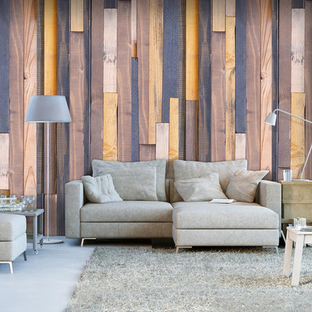 Wall mural - Wooden Alliance-TipTopHomeDecor