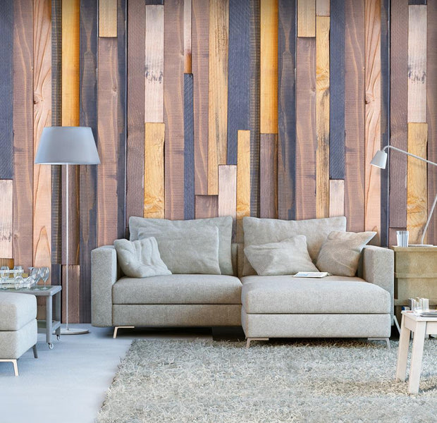 Wall mural - Wooden Alliance-TipTopHomeDecor