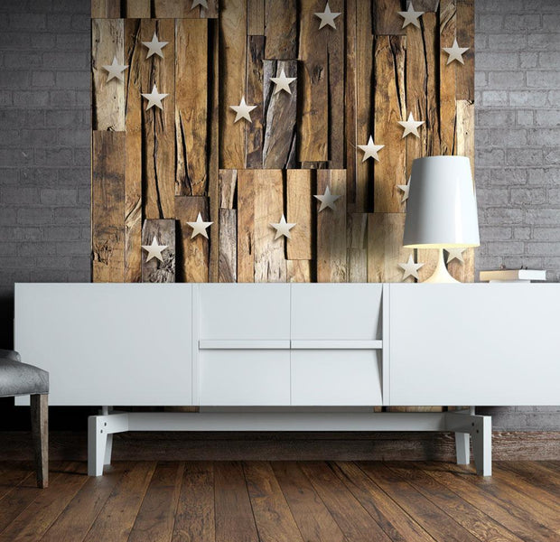 Wall mural - Wooden Constellation-TipTopHomeDecor