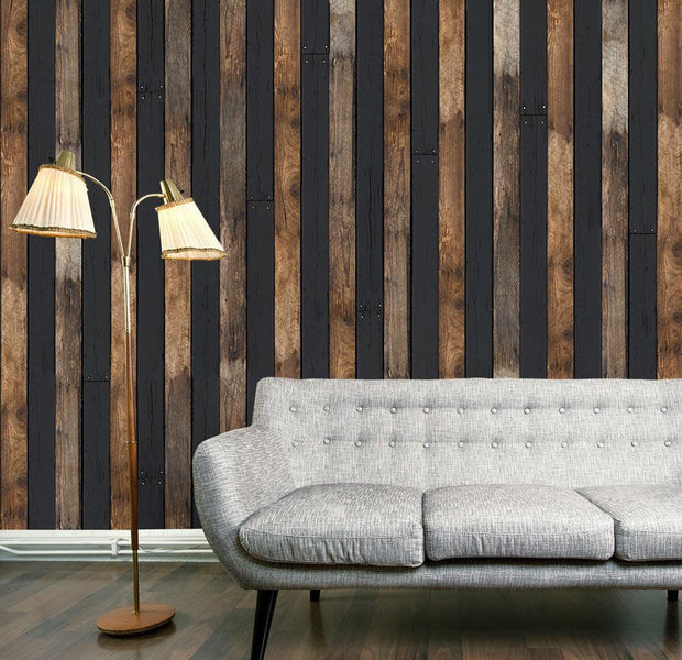 Wall mural - Wooden duo-TipTopHomeDecor