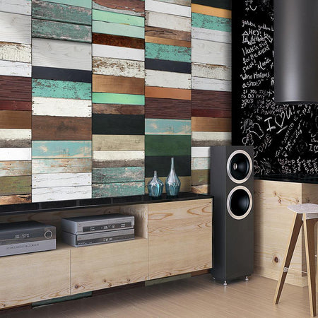 Wall mural - Wooden structure-TipTopHomeDecor