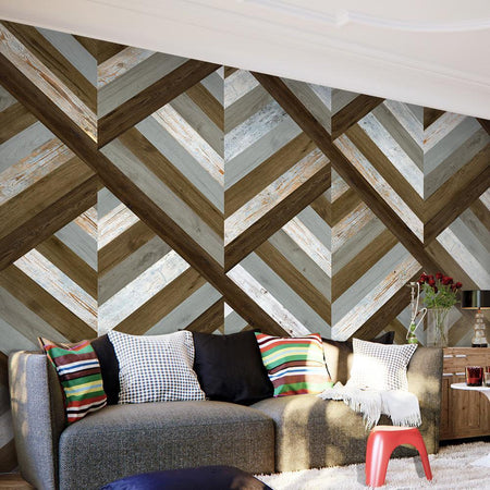 Wall mural - Wooden Trap-TipTopHomeDecor