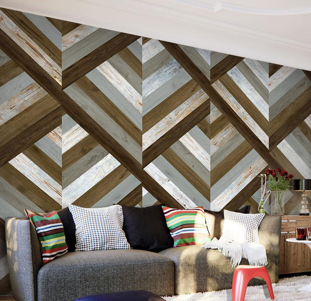 Wall mural - Wooden Trap-TipTopHomeDecor