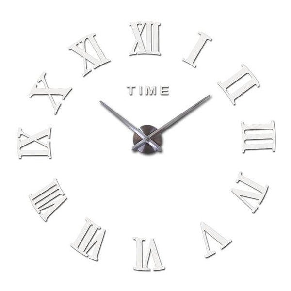 Roman 3D Wall Clock Decal-TipTopHomeDecor