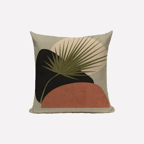 Scandinavian Aesthetic Leaves Botanical Cushion Covers-TipTopHomeDecor