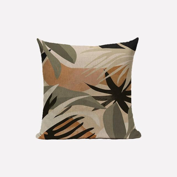 Scandinavian Aesthetic Leaves Botanical Cushion Covers-TipTopHomeDecor