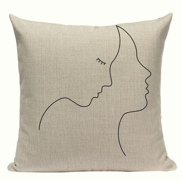 Simple Abstract Line Art Cushion Covers-TipTopHomeDecor