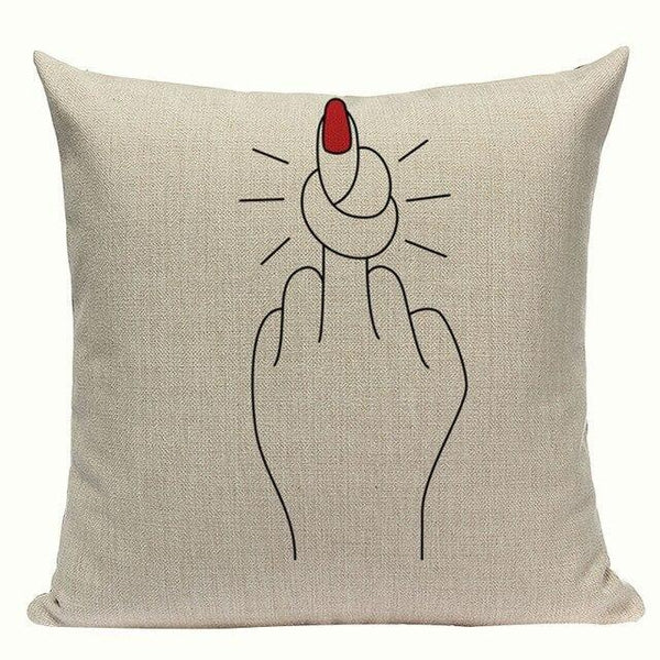 Simple Abstract Line Art Cushion Covers-TipTopHomeDecor