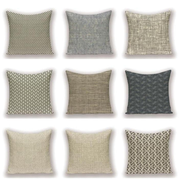 Uni Color Combo Cushion Covers