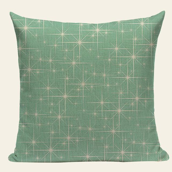 Soft Light Blue Mint Green Geometric Throw Pillow Cases-Tiptophomedecor